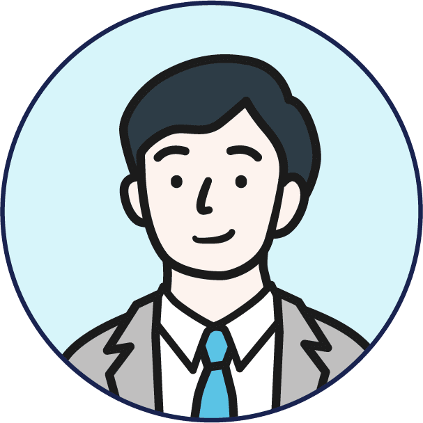 リブレで血糖測定する男性